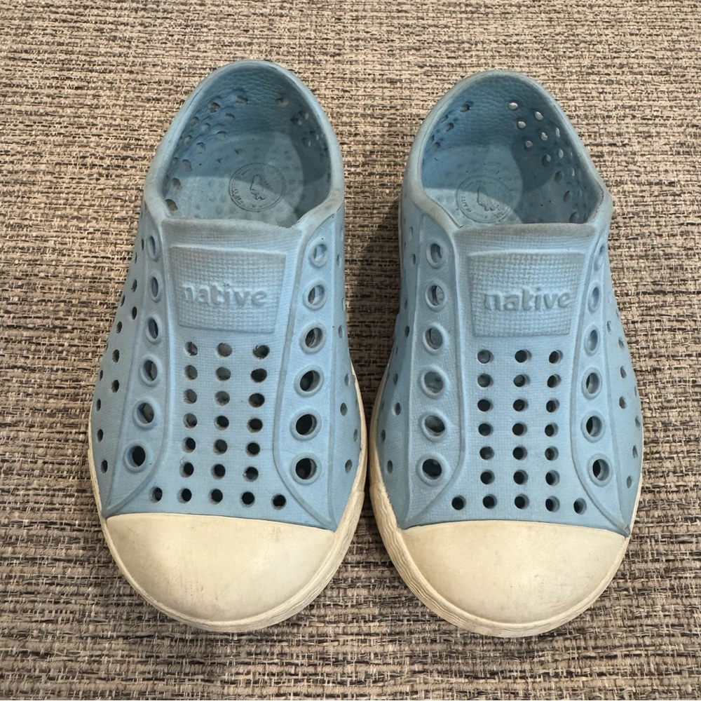 Native Kids Light Blue Water Shoes